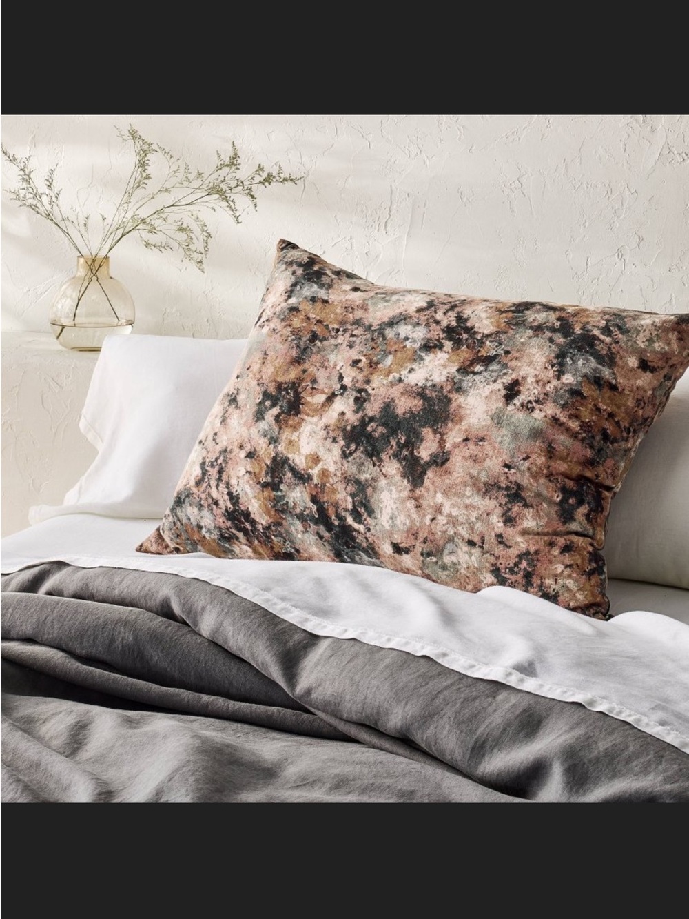 Threshold King Heavyweight Linen Blend Euro Pillow